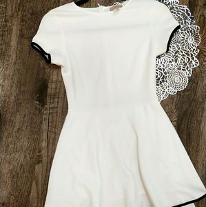 White short night out cute dress